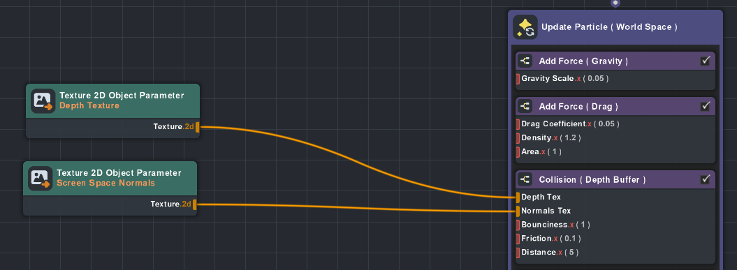 Image of Collision (Depth Buffer) node