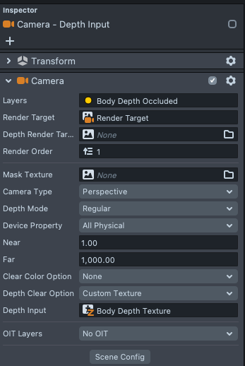 Image of Camera - Depth Input