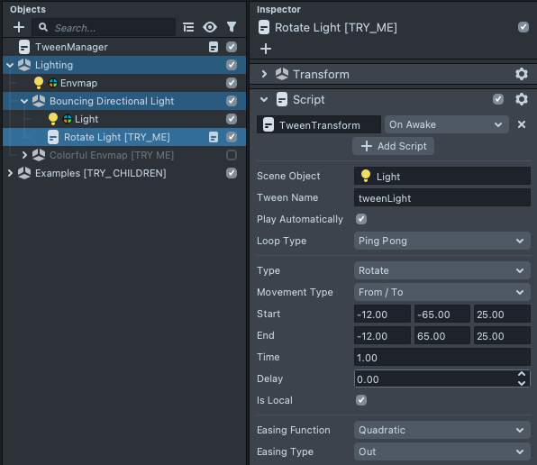 Image of Bouncing Directional Light