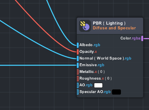 Image of detached nodes via Material Editor