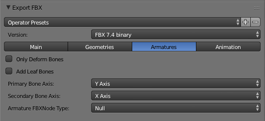 Blender Settings | Armatures