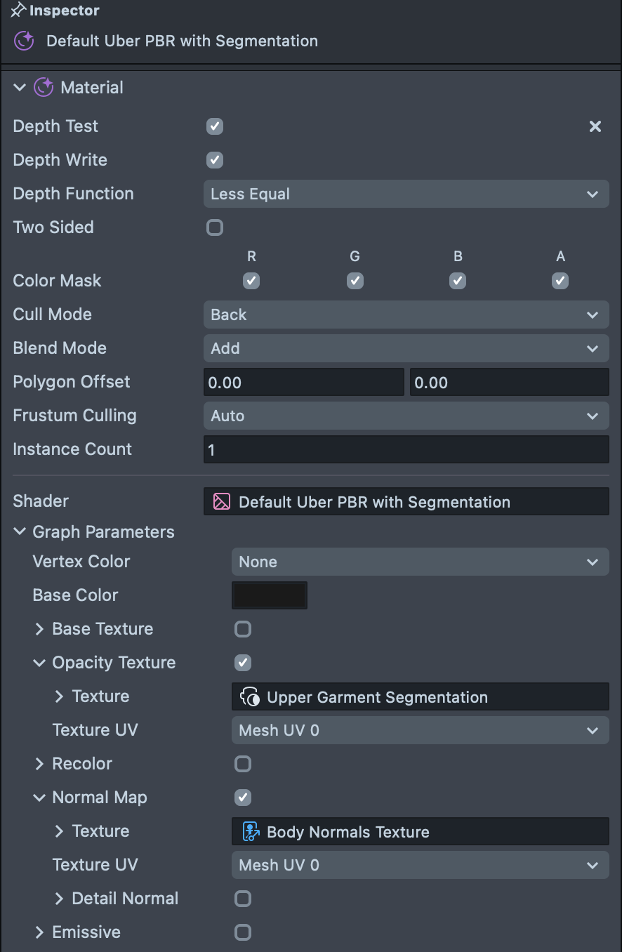 Image of Default Uber PBR with Segmentation