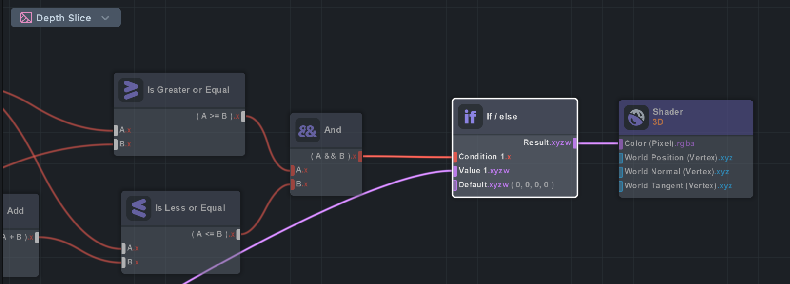 Image of Depth Slice If/Else Node