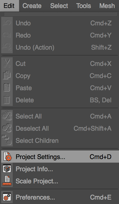 Animation Settings