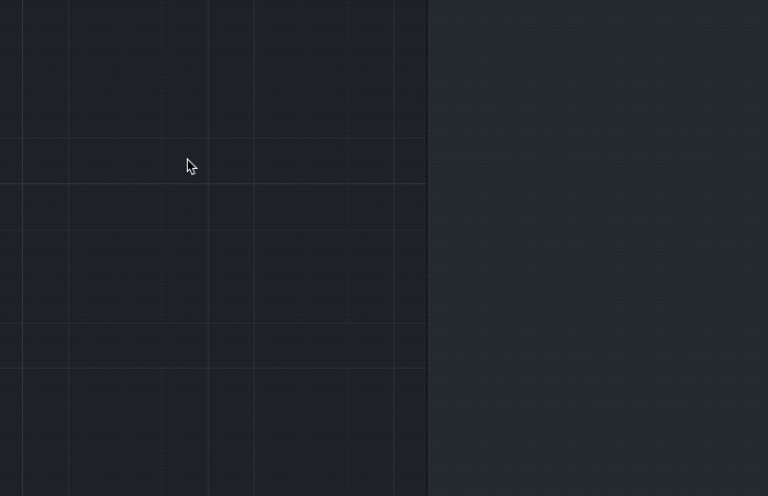 Animation walking through how to create a code node with the contextual pop-up menu