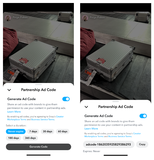 Code copy