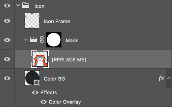 Creating an Icon Layers