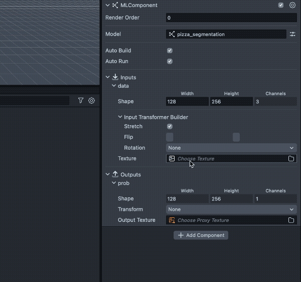 setting input and output textures