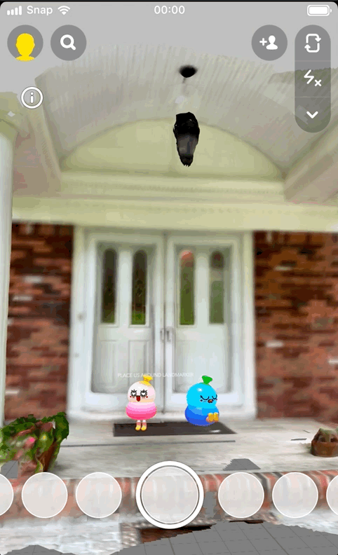 Image showcasing the scanned mesh being loaded into Lens Studio