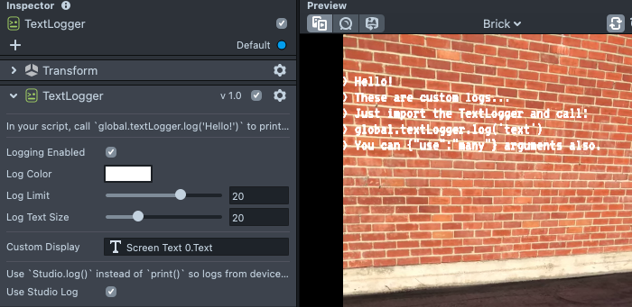 Using a custom display