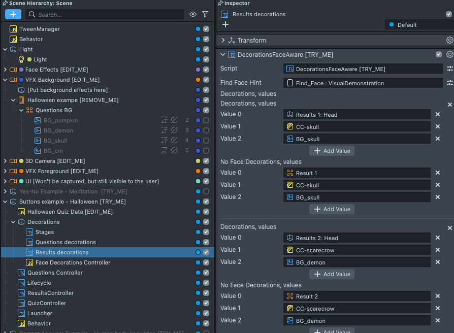 Halloween: more decorations
