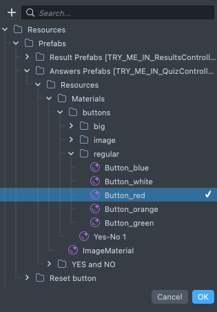 Meditation: change button material