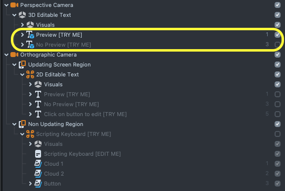 Image showcasing the Preview and No Preview components