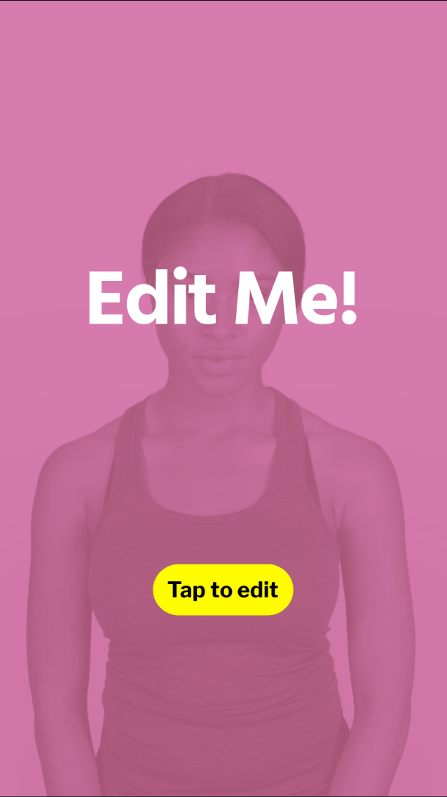 Image showcasing a image component set up with the text &quot;Tap to Edit&quot;