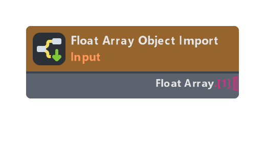 Float Array Object Import