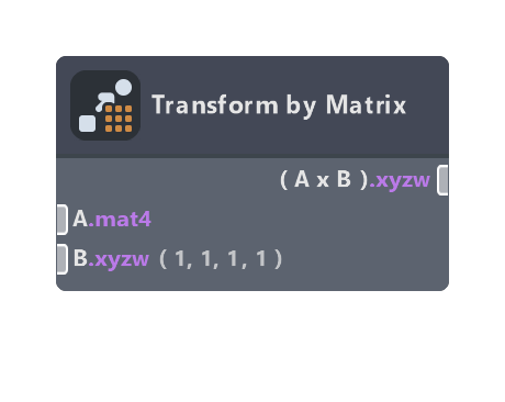 Transform by Matrix