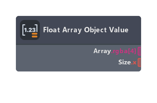 Float Array Object Value