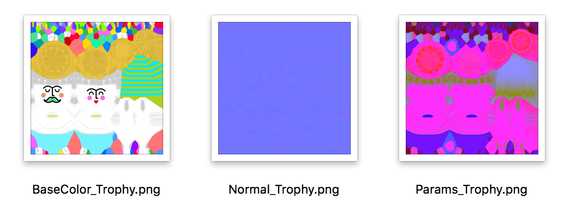 PARAMS texturing in Photoshop