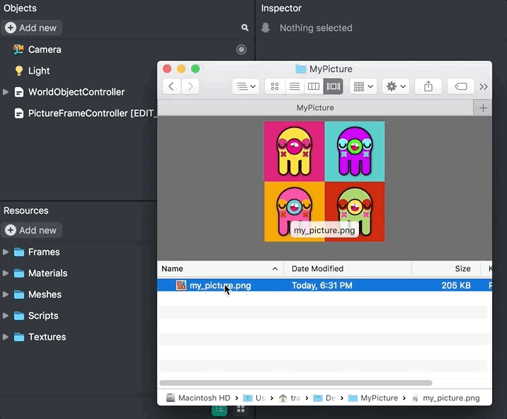 Picture Frame Template