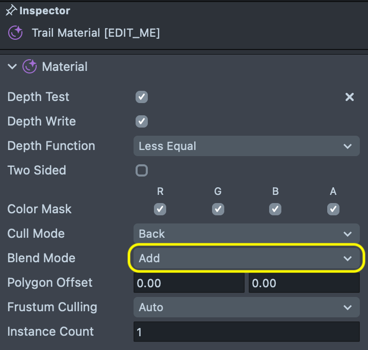 Static picture of Trail Material
