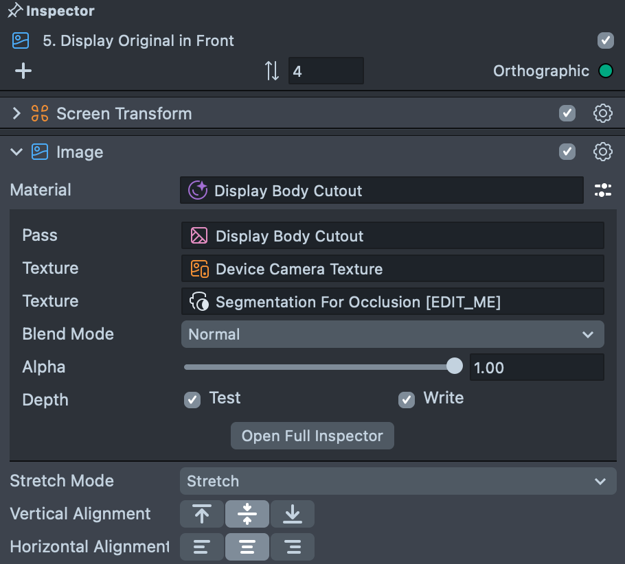 Static picture of 5.Display Original in Front
