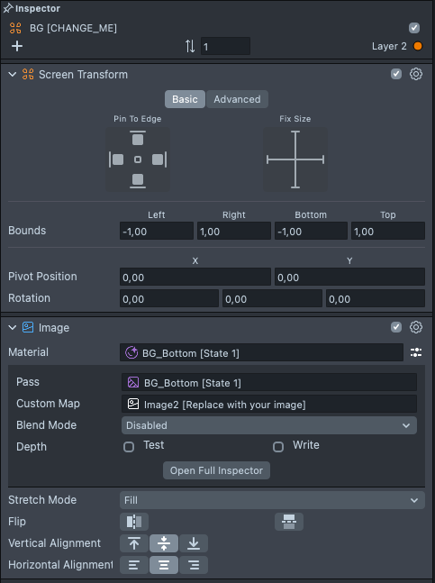 Variant  1  background  object  image  component