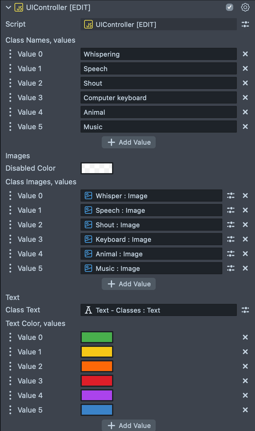 Image showing the implementation details of the asset